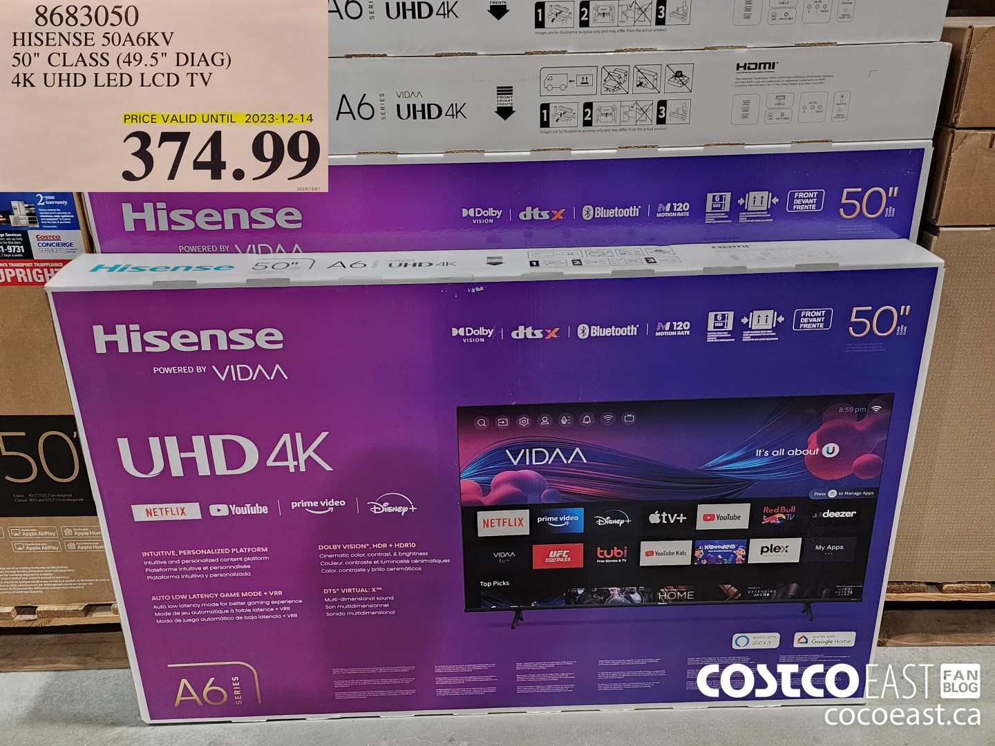 8683050 HISENSE 50A6KV 50