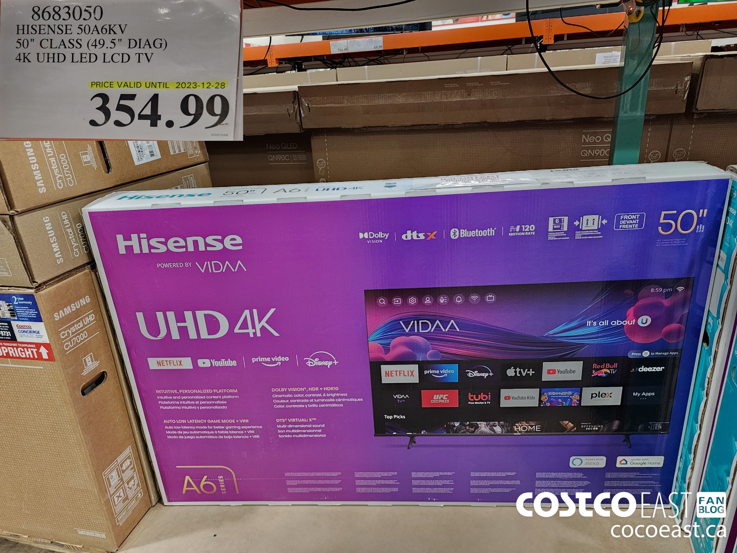 8683050 HISENSE 50A6KV 50