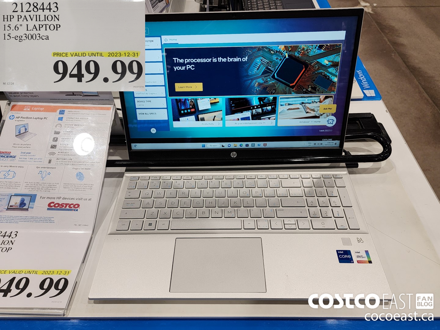 2128443 HP PAVILION 15.6