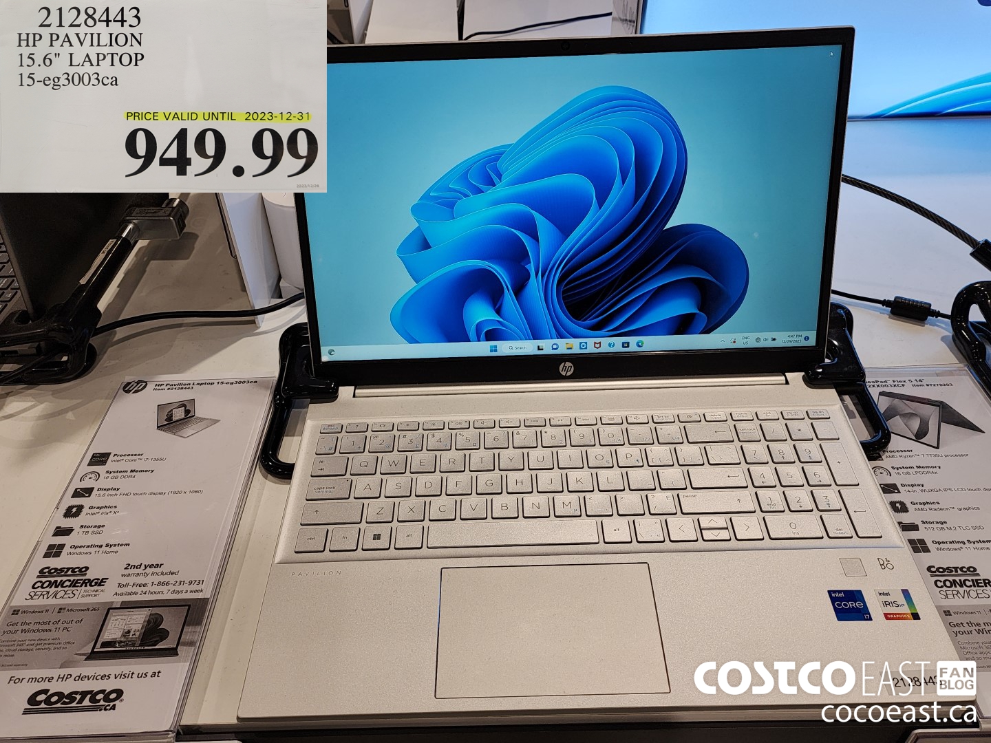 2128443 HP PAVILION 15.6