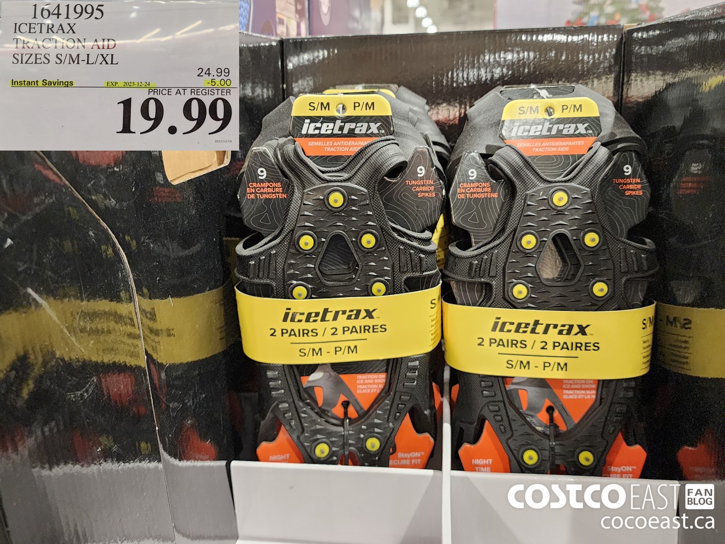 1641995 ICETRAX TRACTION AID SIZES S/M-L/XL ($5.00 INSTANT SAVINGS EXPIRES ON 2023-12-24) $19.99