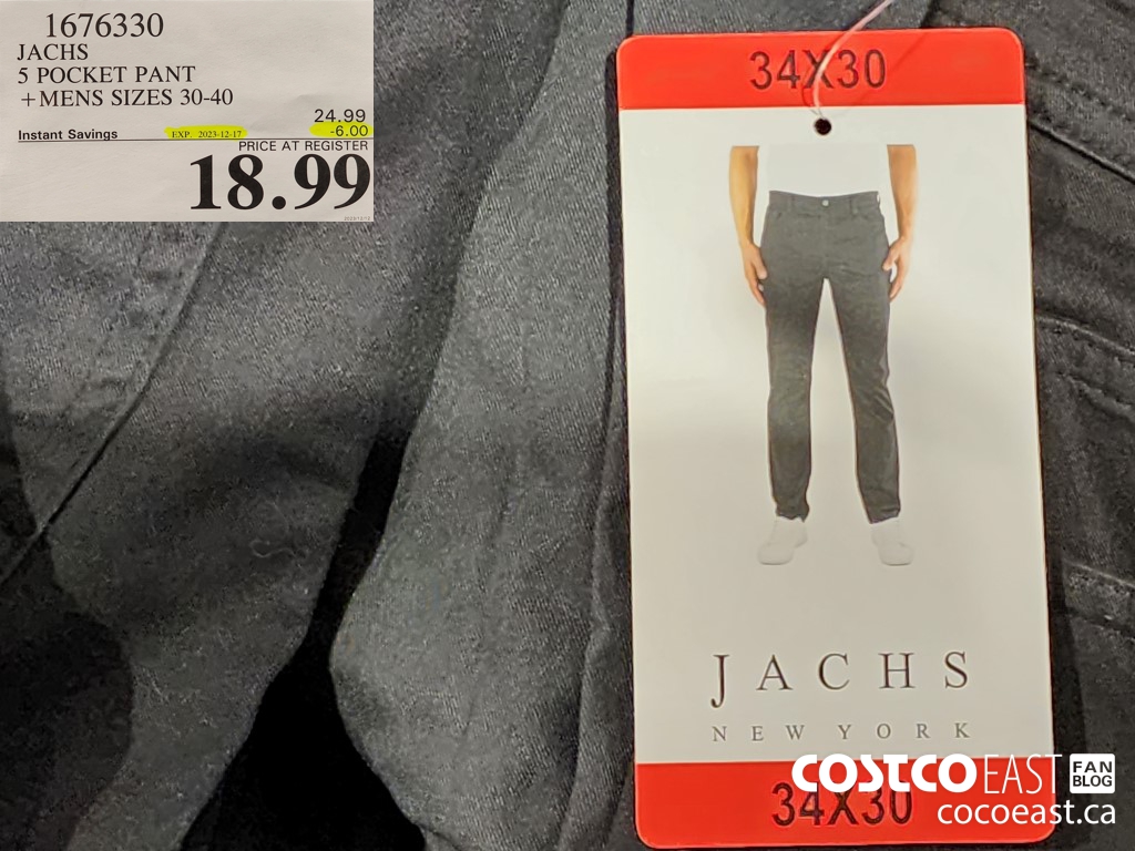 1676330 JACHS 5 POCKET PANT +MENS SIZES 30-42 ($6.00 INSTANT SAVINGS EXPIRES ON 2023-12-17) $18.99