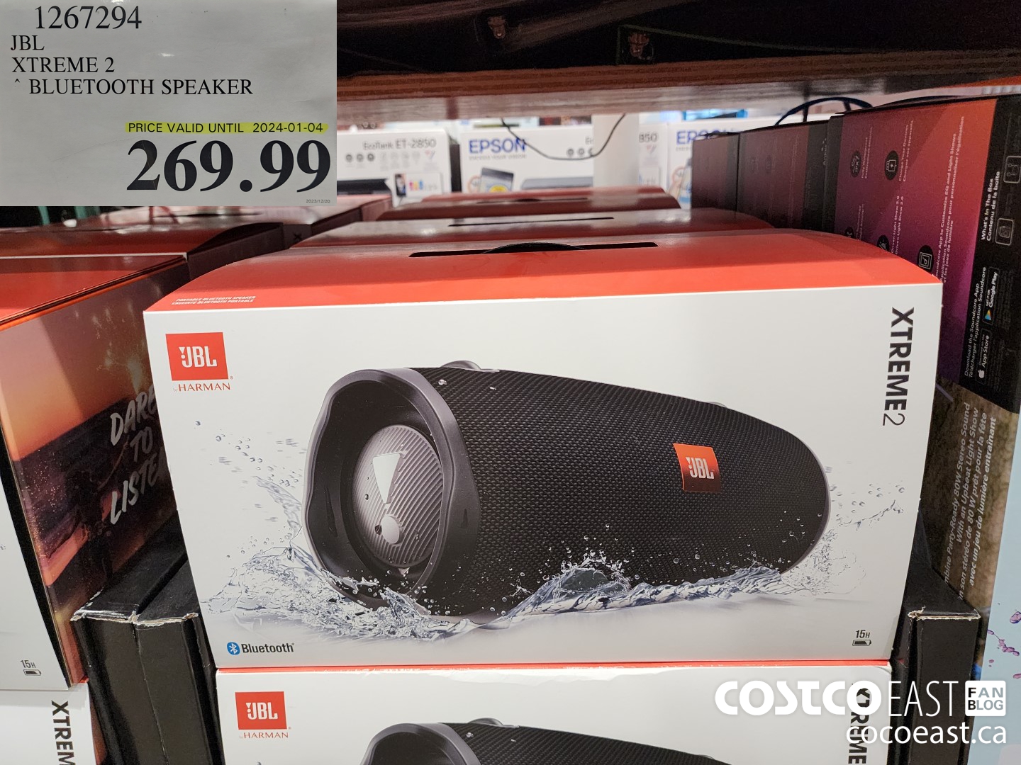 1267294 JBL XTREME 2 * BLUETOOTH SPEAKER $269.99