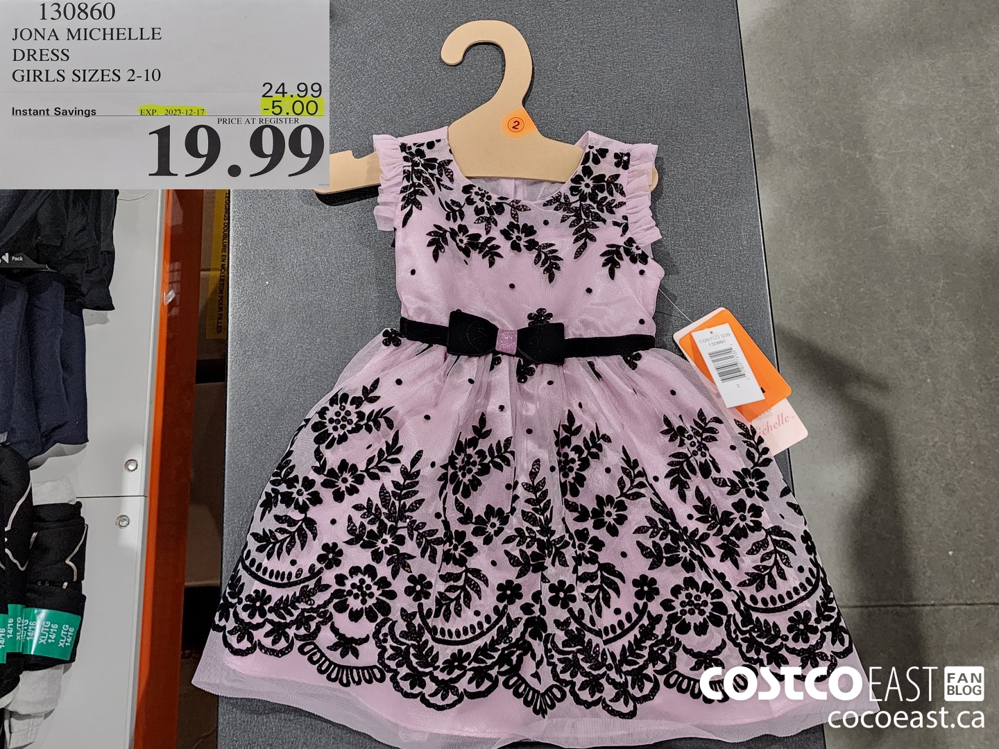 130860 JONA MICHELLE DRESS GIRLS SIZES 2-10 ($5.00 INSTANT SAVINGS EXPIRES ON 2023-12-17) $19.99