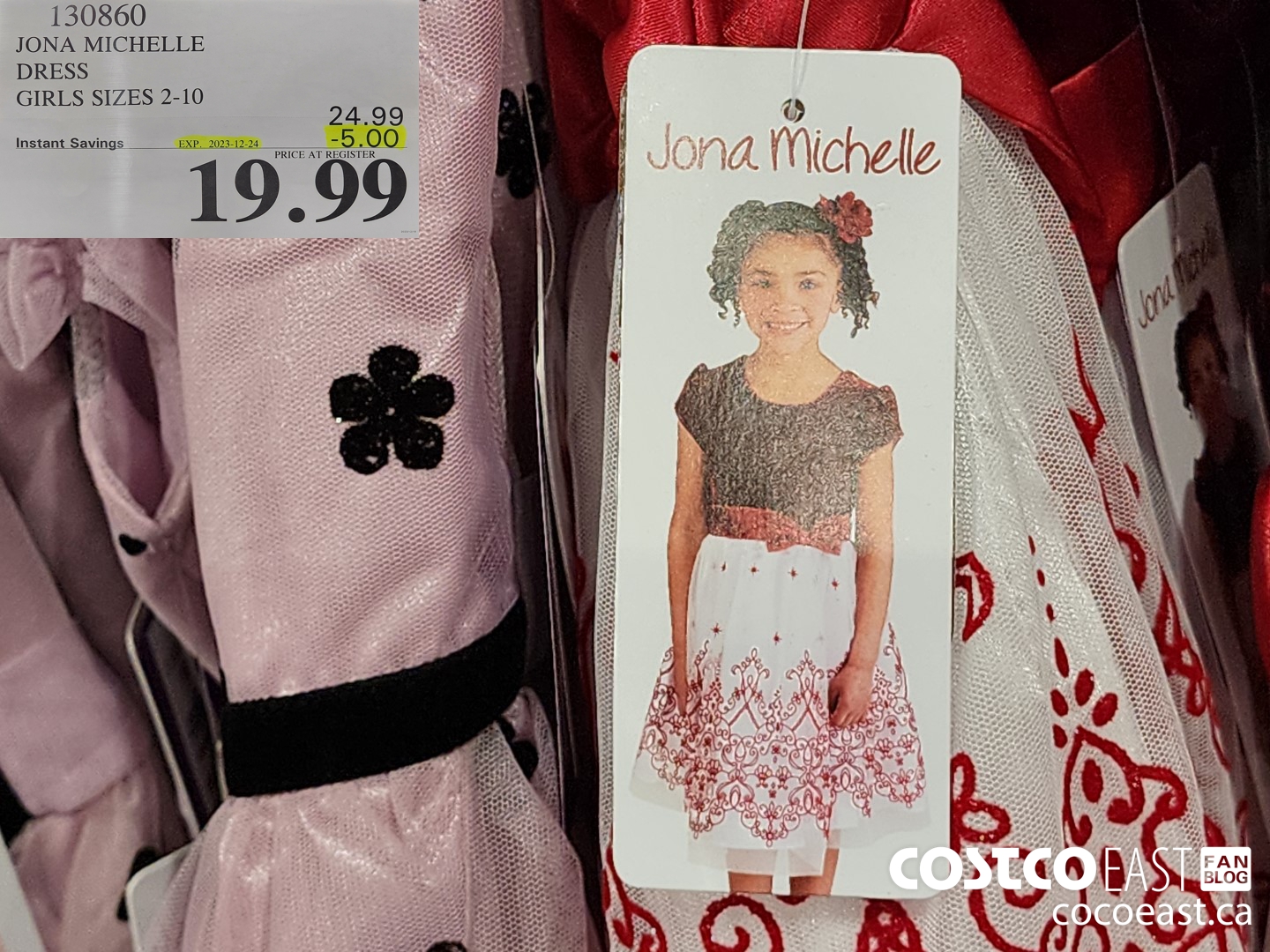 130860 JONA MICHELLE DRESS GIRLS SIZES 2-10 ($5.00 INSTANT SAVINGS EXPIRES ON 2023-12-24) $19.99