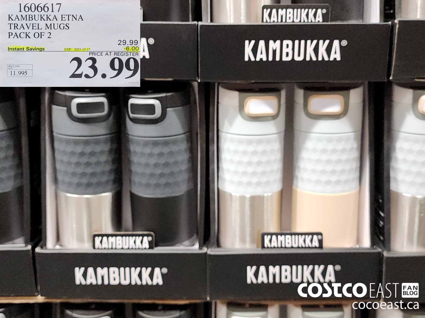 1606617 KAMBUKKA ETNA TRAVEL MUGS PACK OF 2 ($6.00 INSTANT SAVINGS EXPIRES ON 2023-12-17) $23.99