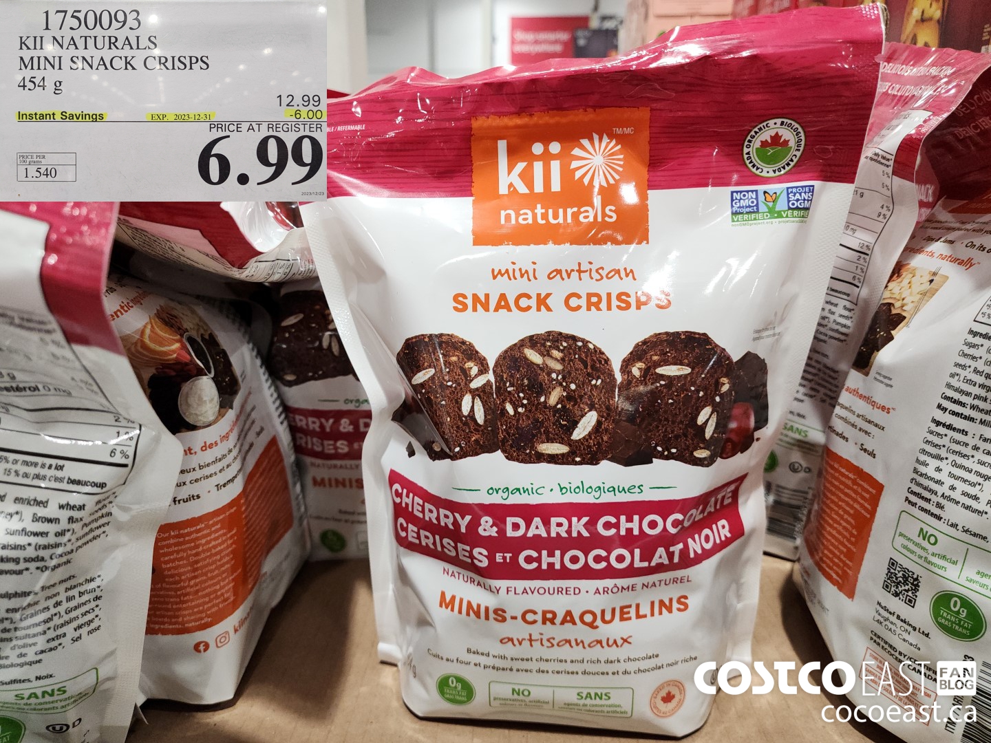 1750093 KII NATURALS MINI SNACK CRISPS 454 g ($6.00 INSTANT SAVINGS EXPIRES ON 2023-12-31) $6.99