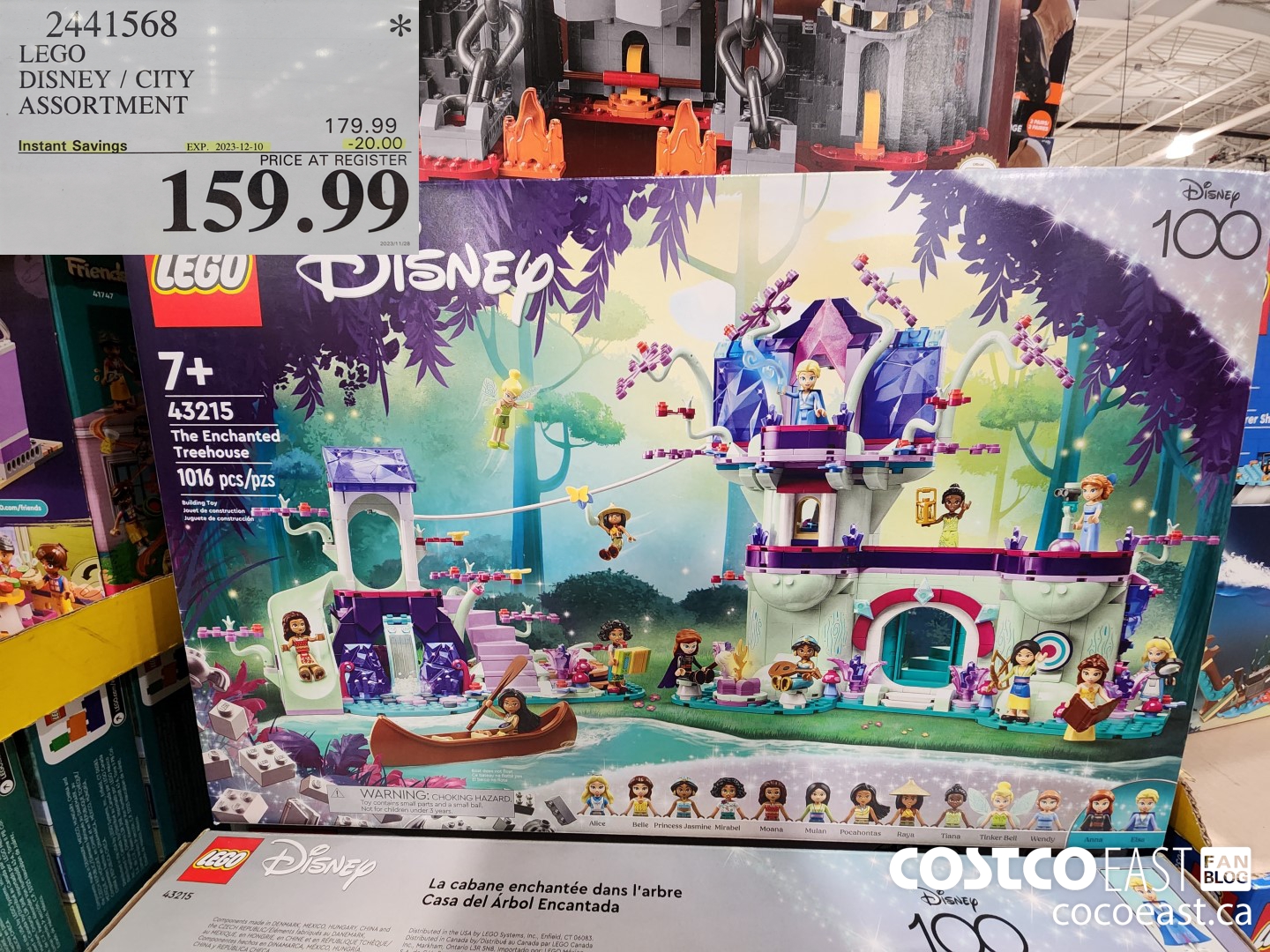 2441568 LEGO DISNEY / CITY ASSORTMENT ($20.00 INSTANT SAVINGS EXPIRES ON 2023-12-10) $159.99