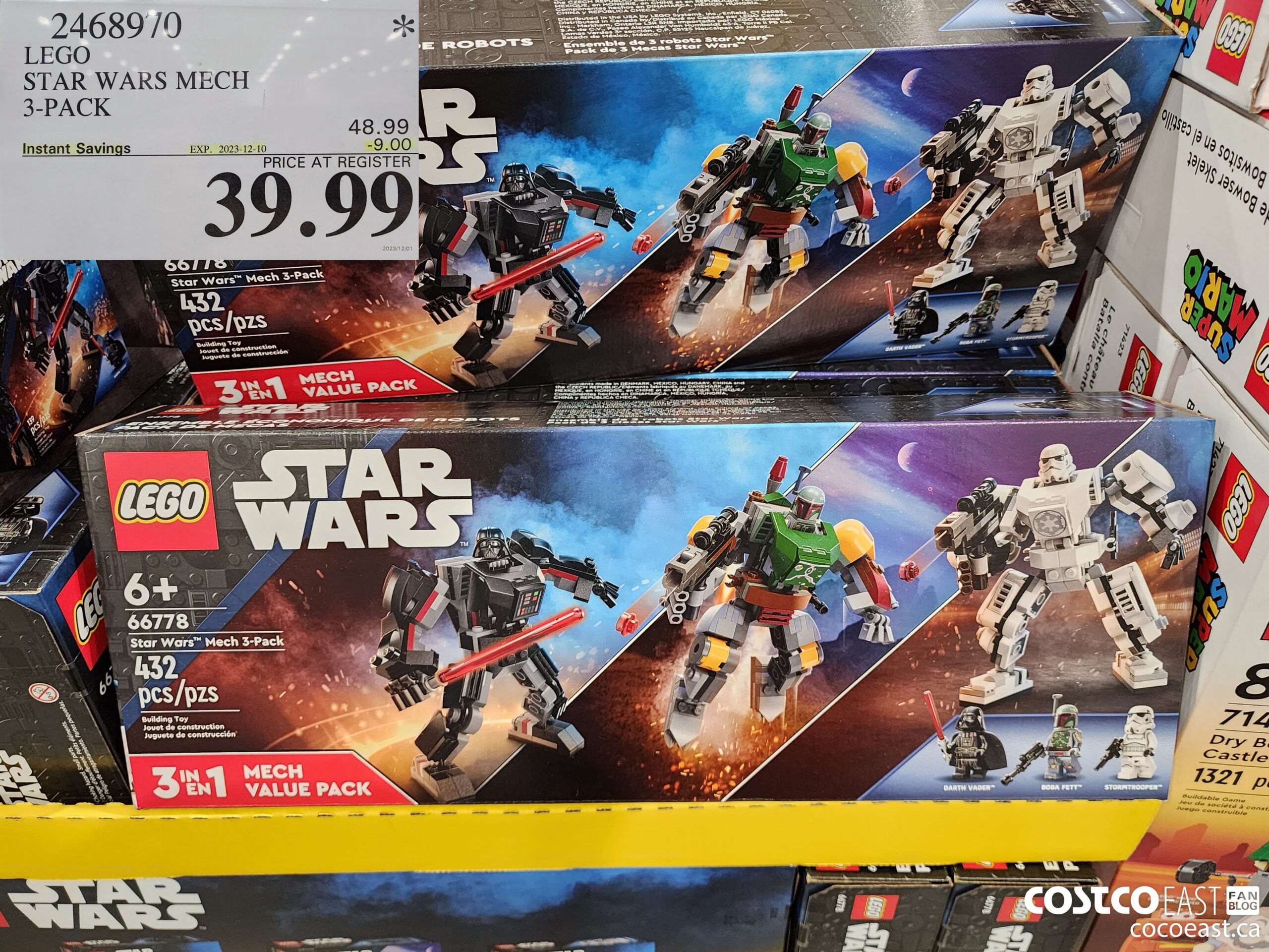 2468970 LEGO STAR WARS MECH 3-PACK ($9.00 INSTANT SAVINGS EXPIRES ON 2023-12-10) $39.99