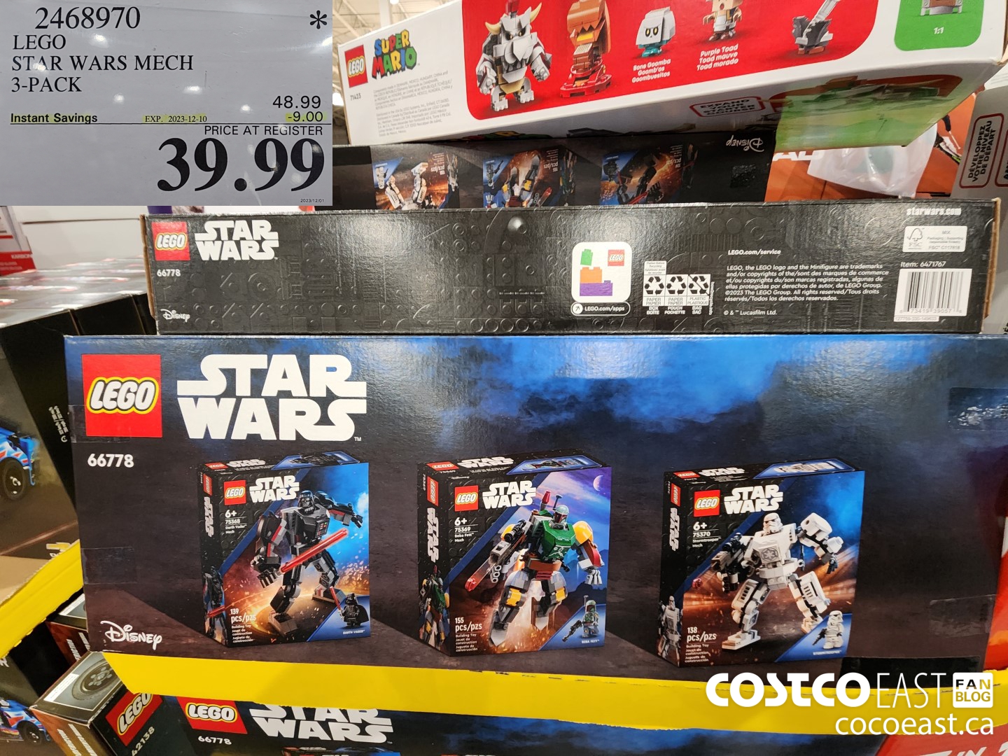 2468970 LEGO STAR WARS MECH 3-PACK ($9.00 INSTANT SAVINGS EXPIRES ON 2023-12-10) $39.99