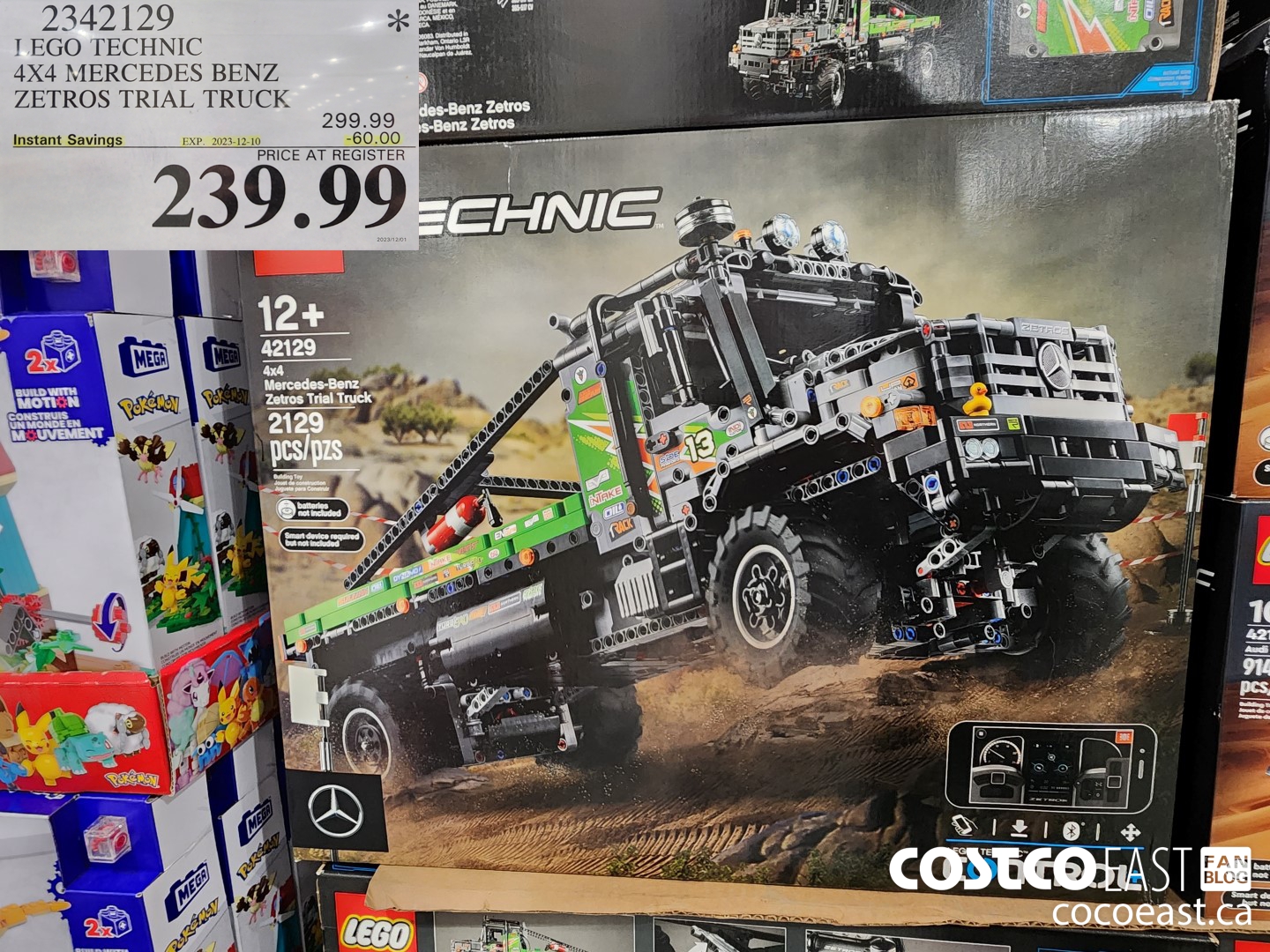 2342129 LEGO TECHNIC 4X4 MERCEDES BENZ ZETROS TRIAL TRUCK ($60.00 INSTANT SAVINGS EXPIRES ON 2023-12-10) $239.99