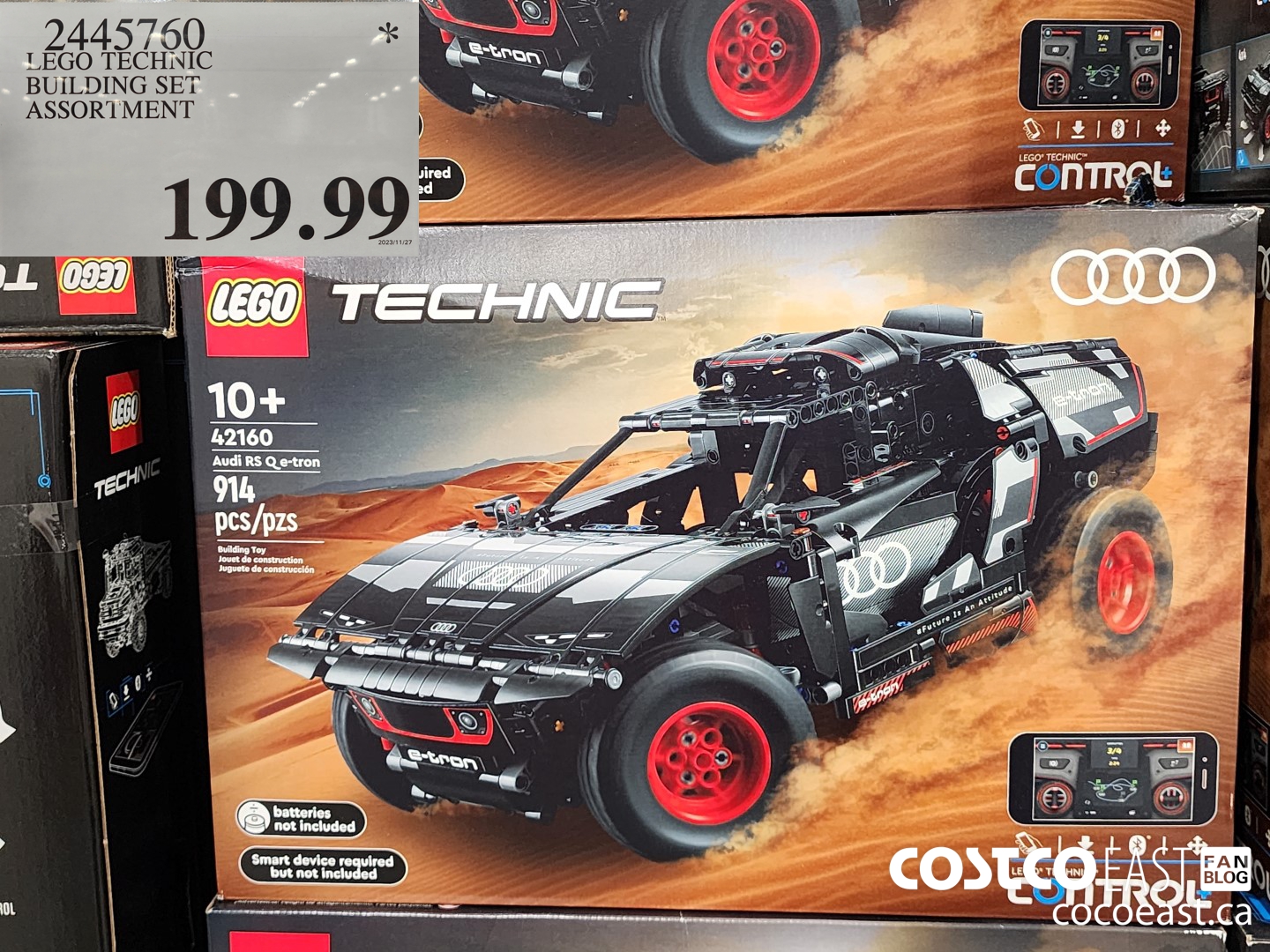 2445760 LEGO TECHNIC BUILDING SET ASSORTMENT $199.99