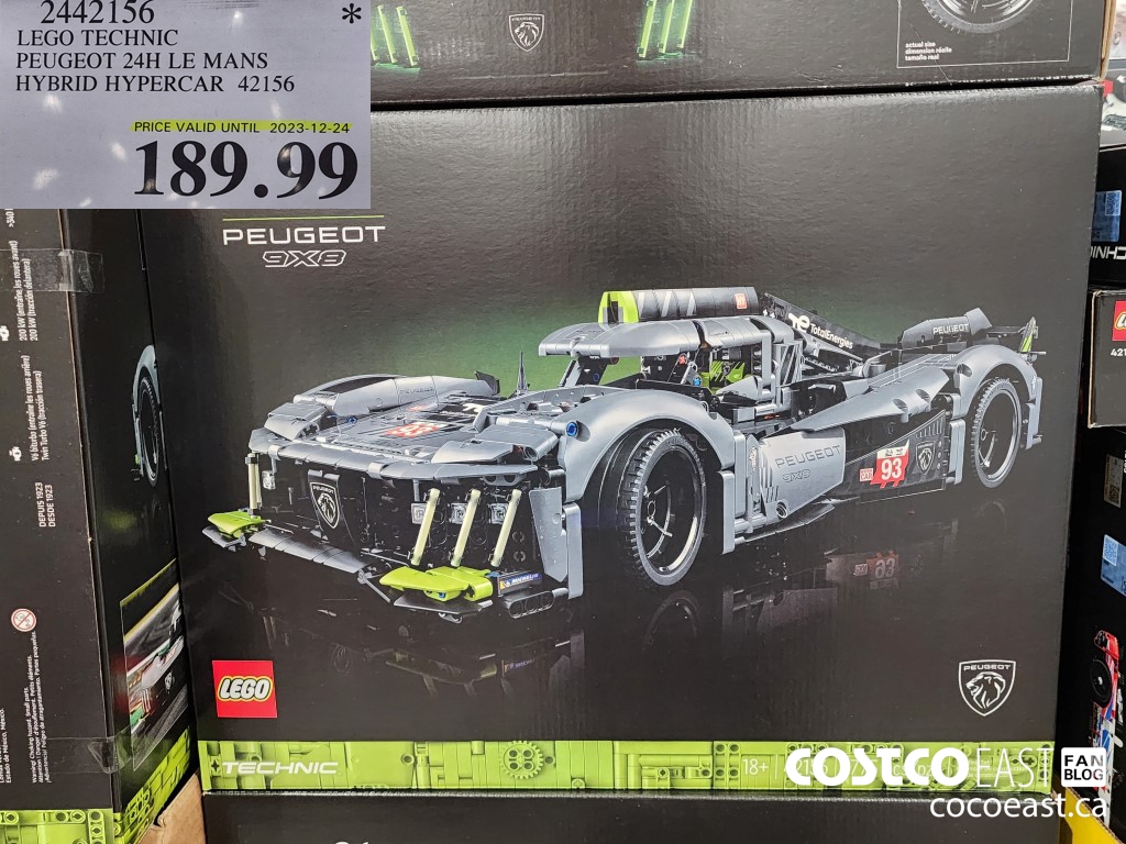 2442156 LEGO TECHNIC PEUGEOT 24H LE MANS HYBRID HYPERCAR 42156 $189.99