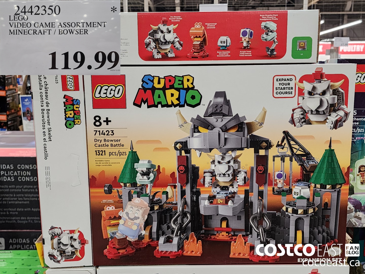 2442350 LEGO VIDEO GAME ASSORTMENT MINECRAFT / BOWSER $119.99