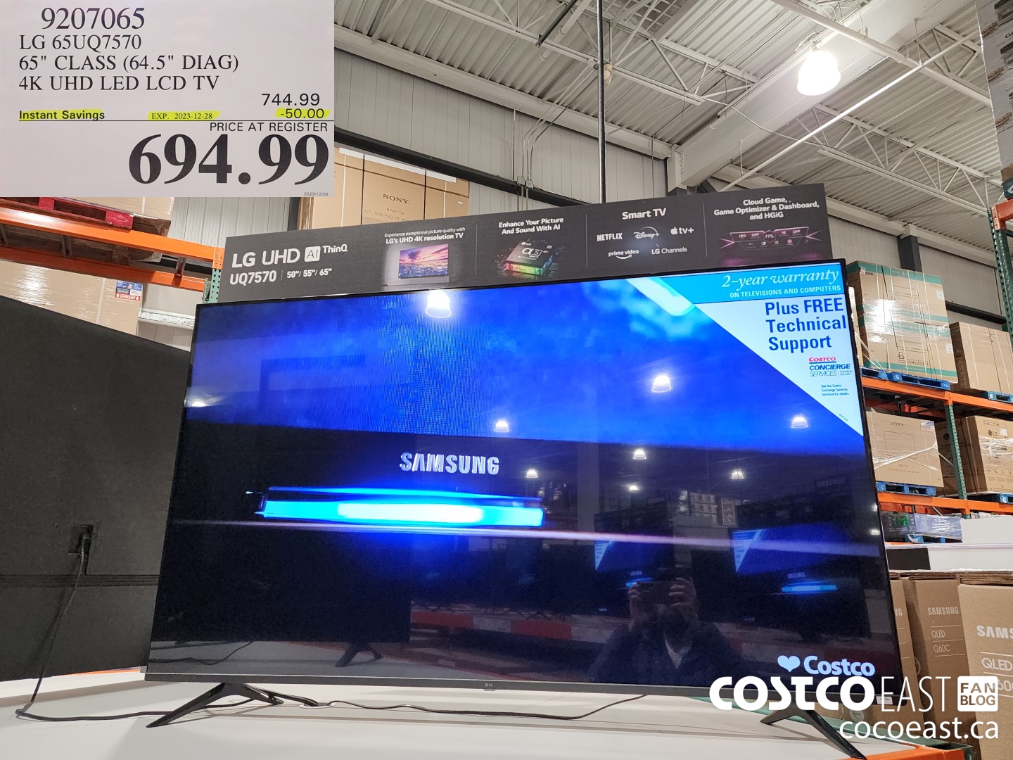 9207065 LG 65 UQ7570 65