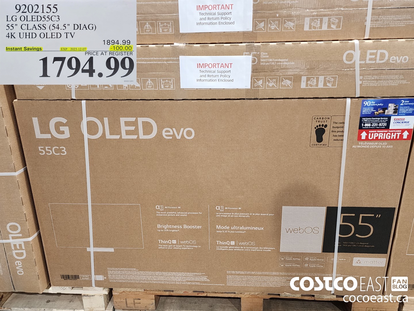 9202155 LG OLED55C3 55