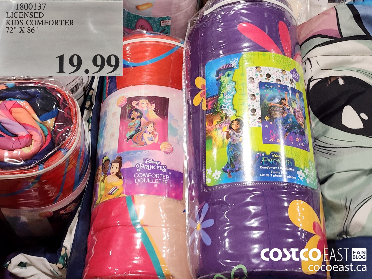 1800137 LICENSED KIDS COMFORTER 72