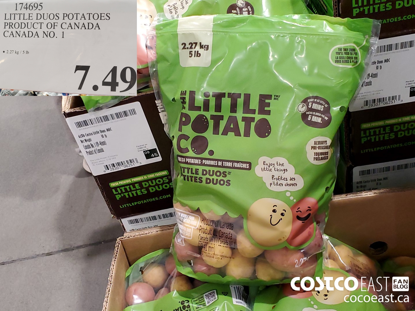 174695 LITTLE DUOS POTATOES PRODUCT OF CANADA CANADA NO.1 $7.49