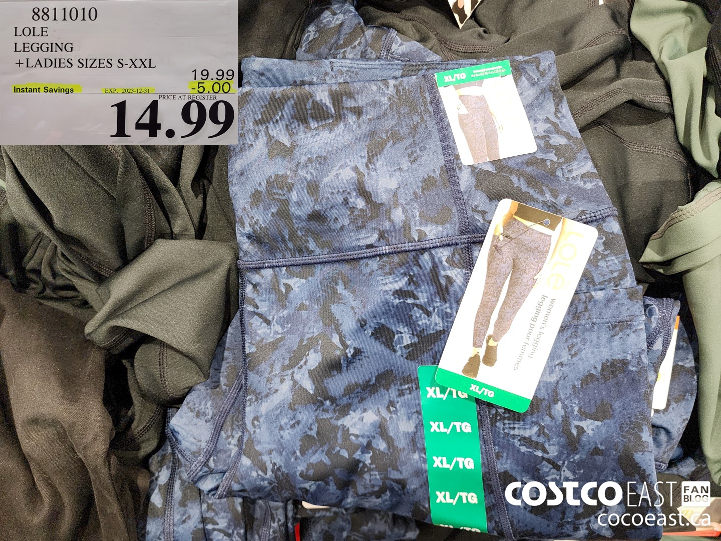 8811010 LOLE LEGGINGS + LADIES SIZES S-XXL ($5.00 INSTANT SAVINGS EXPIRES ON 2023-12-31) $14.99