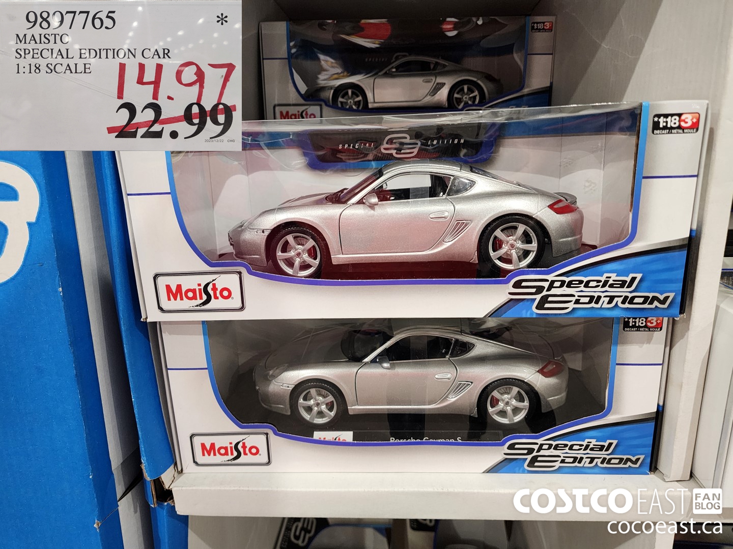 9897765 MAISTO SPECIAL EDITION CAR 1:18 SCALE $14.97