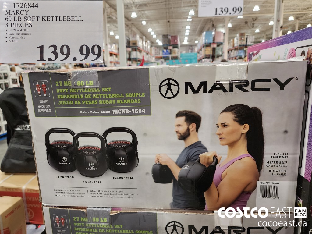 1726844 MARCY 60 LB SOFT KETTLEBELL 3 PIECES $139.99