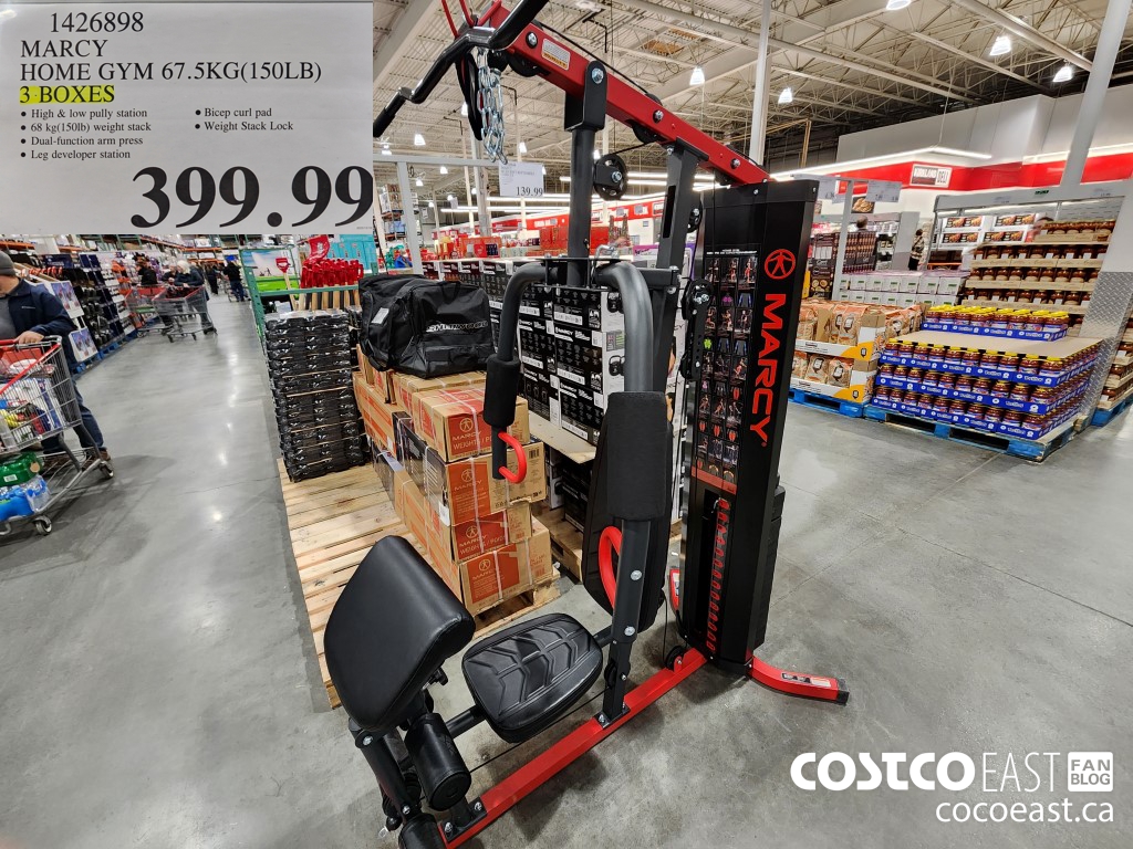 1426898 MARCY HOME GYM 67.5KG (150LB) 3 BOXES $399.99