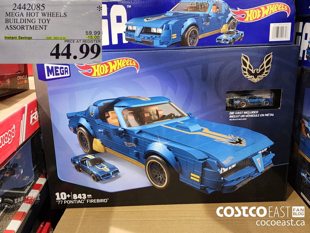 2442085 MEGA HOT WHEELS BUILDING TOY ASSORTMENT ($15.00 INSTANT SAVINGS EXPIRES ON 2023-12-24) $44.99