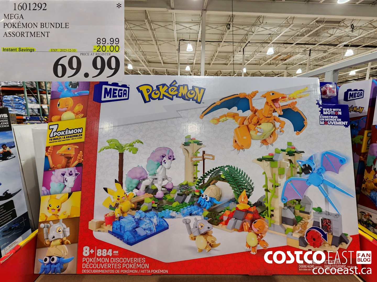 1601292 MEGA POKEMON BUNDLE ASSORTMENT ($20.00 INSTANT SAVINGS EXPIRES ON 2023-12-10) $69.99