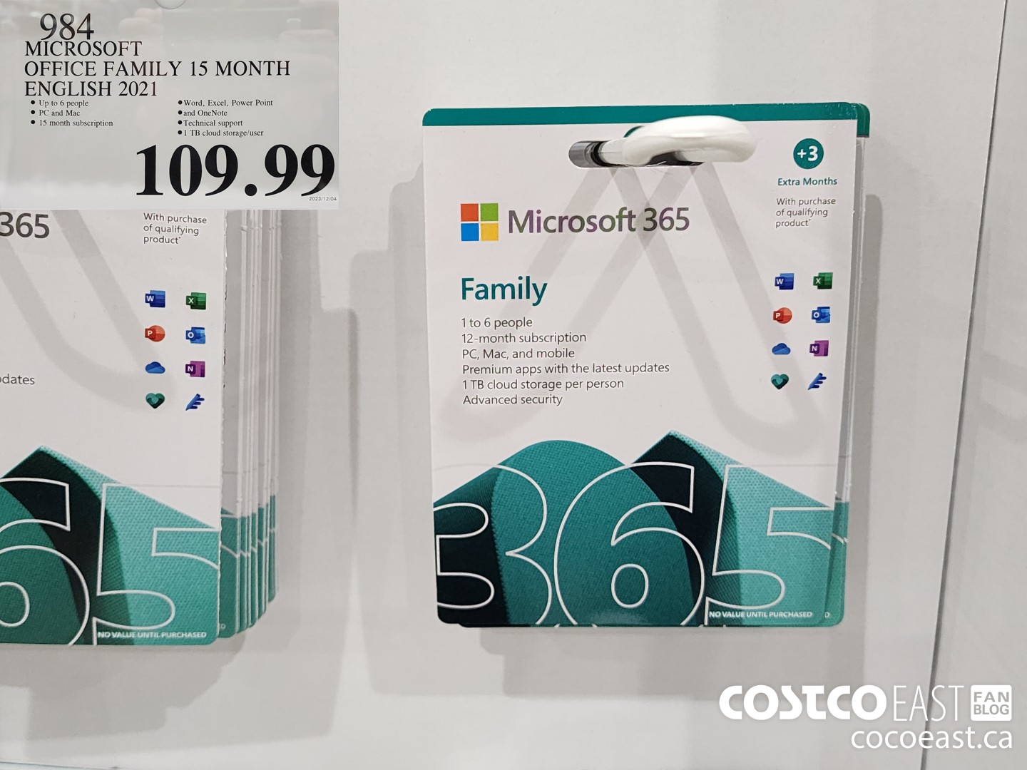984 MICROSOFT OFFICE FAMILY 15 MONTH ENGLISH 2021 $109.99