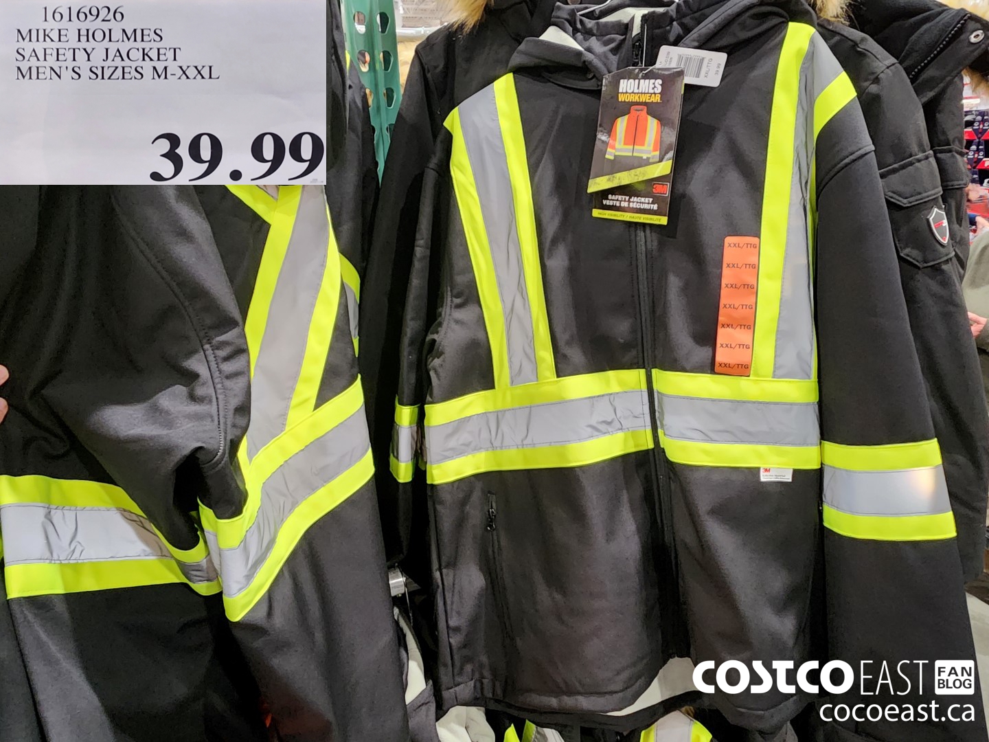 1616926 MIKE HOLMES SAFETY JACKET MEN'S SIZES M-XXL $39.99