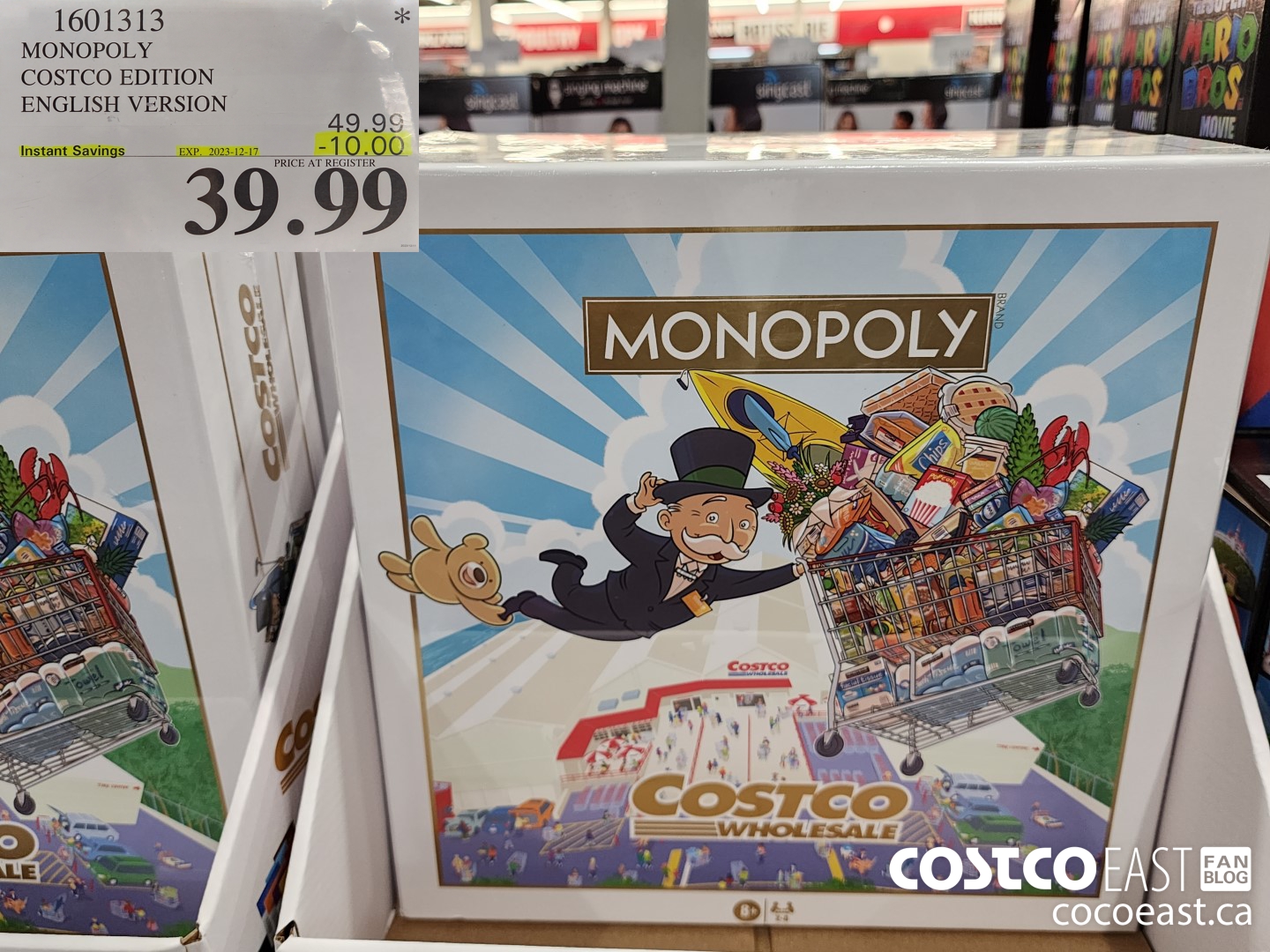 1601313 MONOPOLY COSTCO EDITION ENGLISH VERSION ($10.00 INSTANT SAVINGS EXPIRES ON 2023-12-17) $39.99