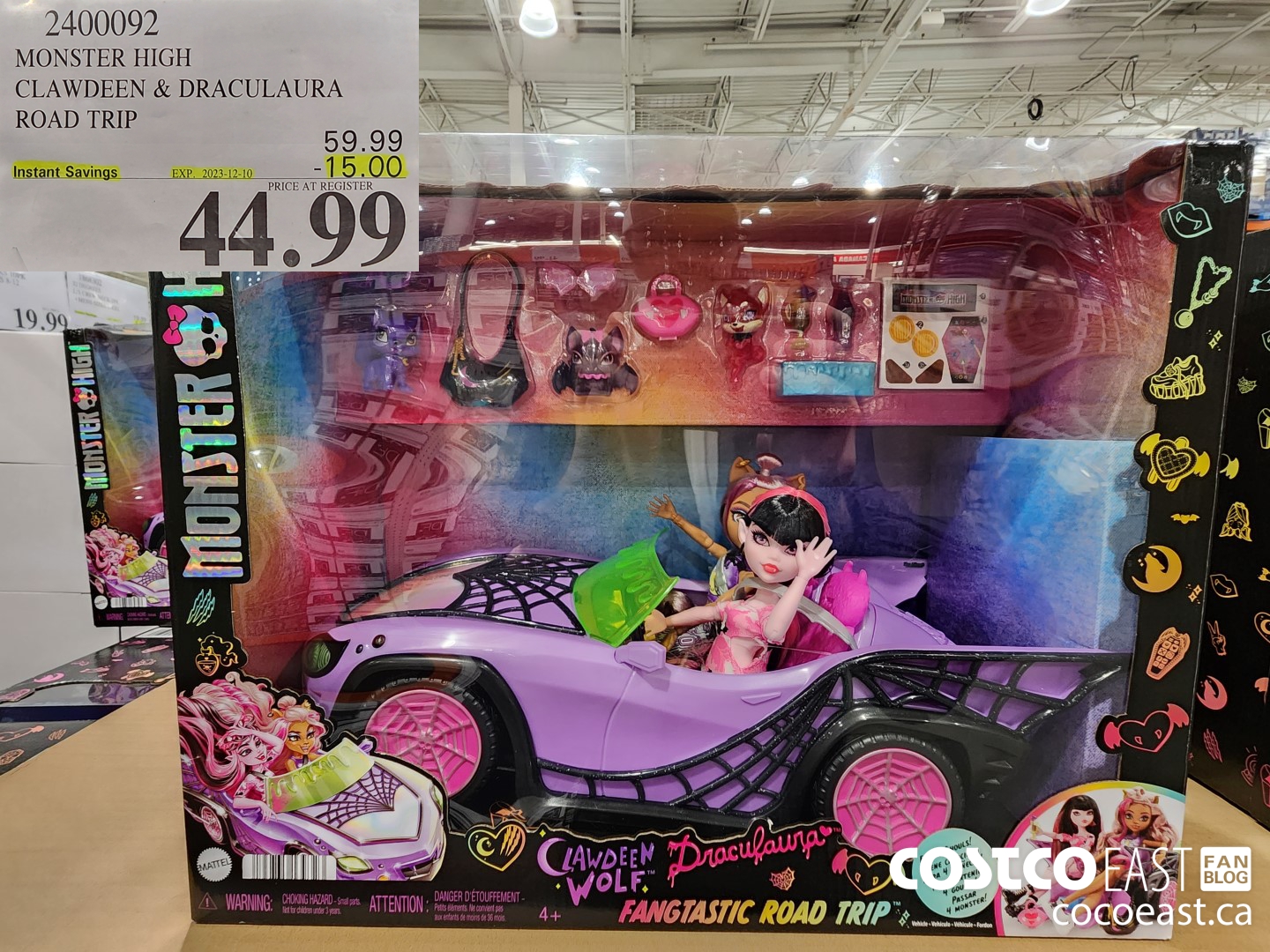 2400092 MONSTER HIGH CLAWDEEN & DRACULAURA ROAD TRIP ($15.00 INSTANT SAVINGS EXPIRES ON 2023-12-10) $44.99