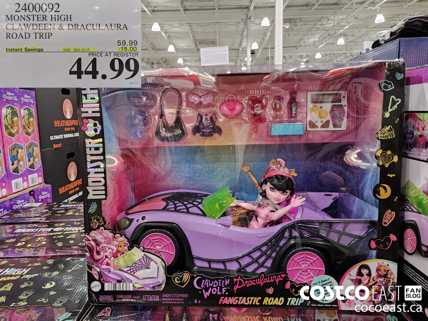 2400092 MONSTER HIGH CLAWDEEN & DRACULAURA ROAD TRIP ($15.00 INSTANT SAVINGS EXPIRES ON 2023-12-17) $44.99