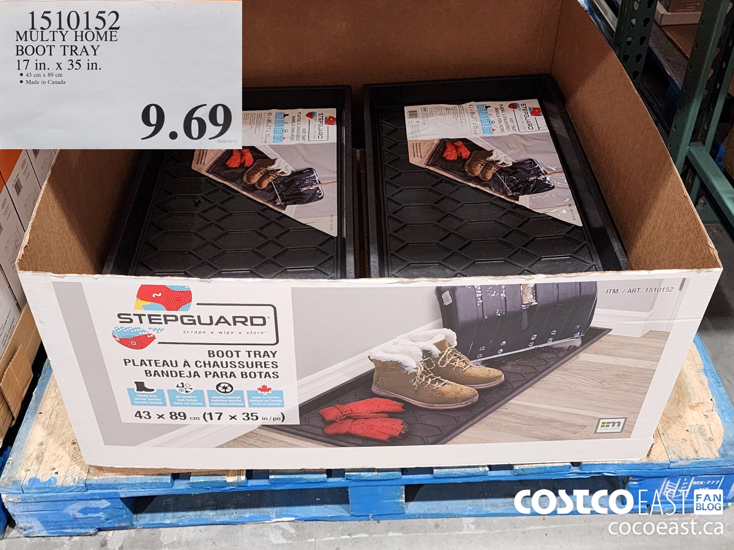 1510152 MULTY HOME BOOT TRAY 17