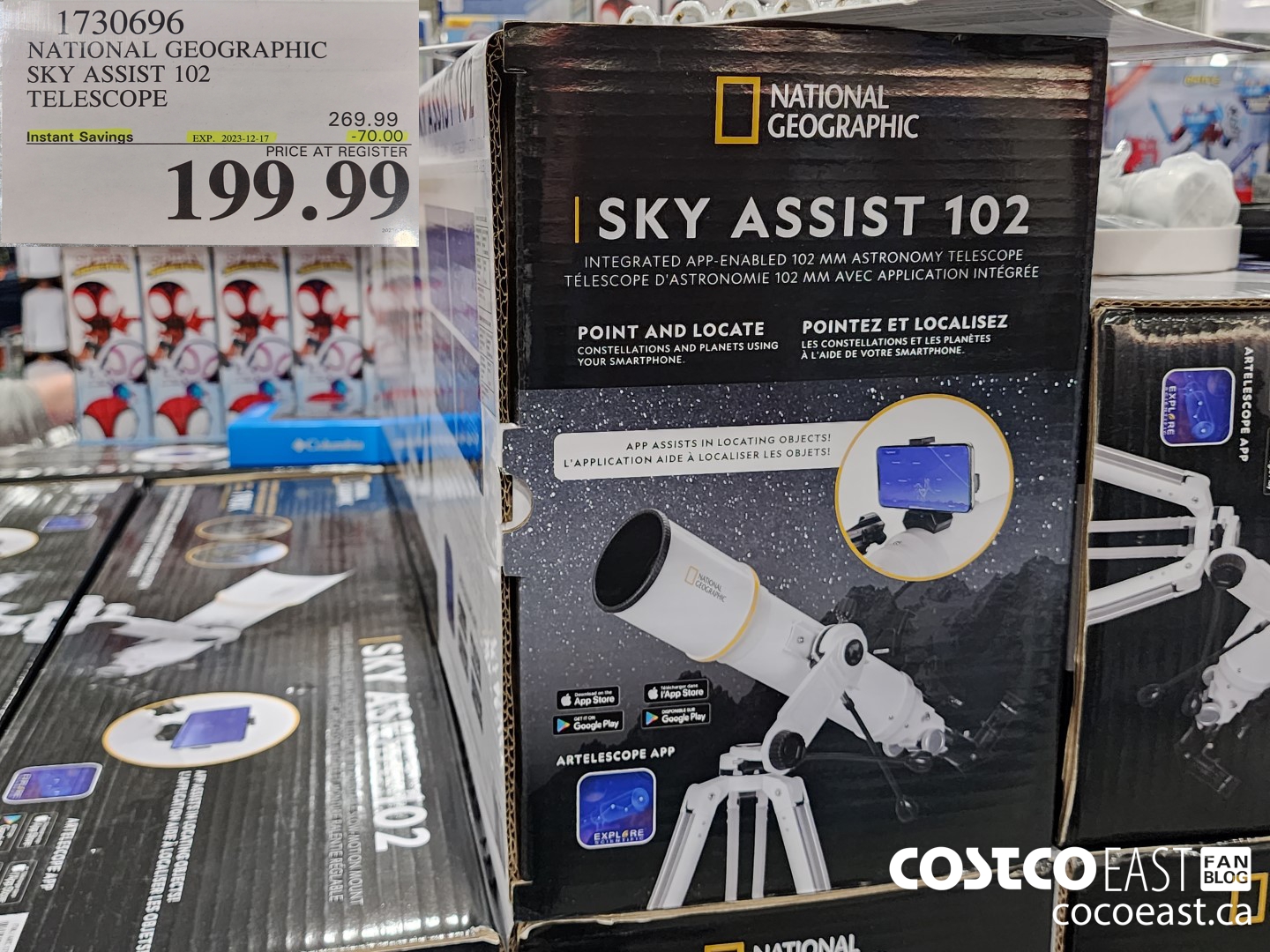 1730696 NATIONAL GEOGRAPHIC SKY ASSIST 102 TELESCOPE ($70.00 INSTANT SAVINGS EXPIRES ON 2023-12-17) $199.99