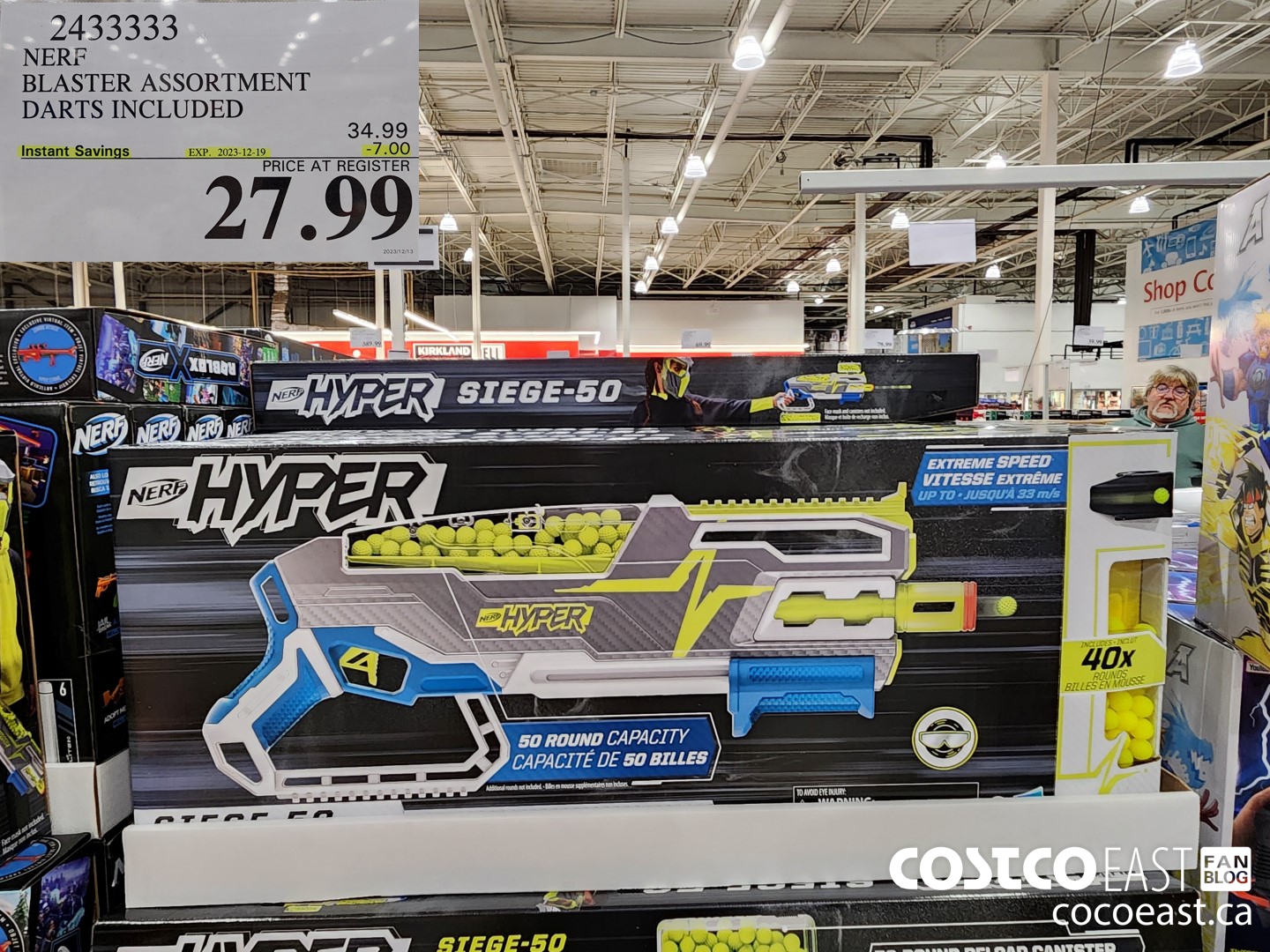 2433333 NERF BLASTER ASSORTMENT DARTS INCLUDED ($7.00 INSTANT SAVINGS EXPIRES ON 2023-12-19) $27.99