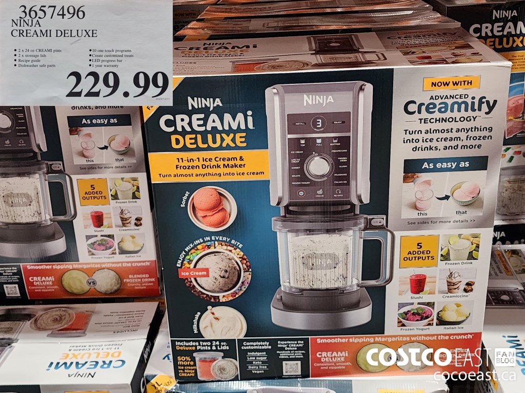 3657496 NINJA CREAMI DELUXE $229.99