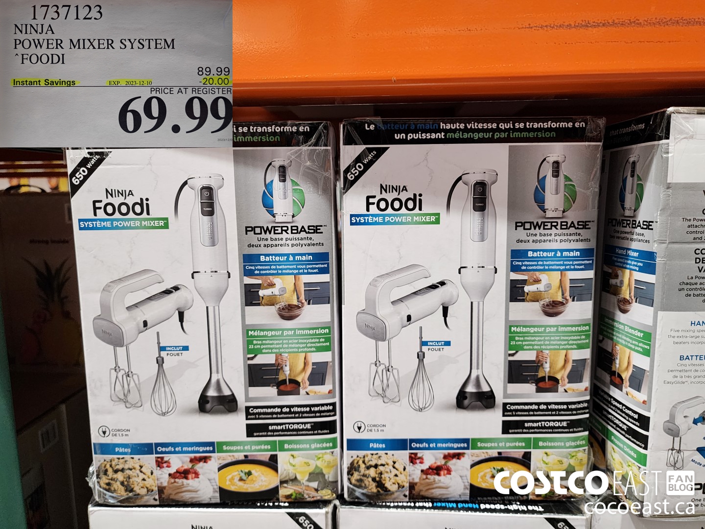 1737123 NINJA POWER MIXER SYSTEM FOODI ($20.00 INSTANT SAVINGS EXPIRES ON 2023-12-10) $69.99