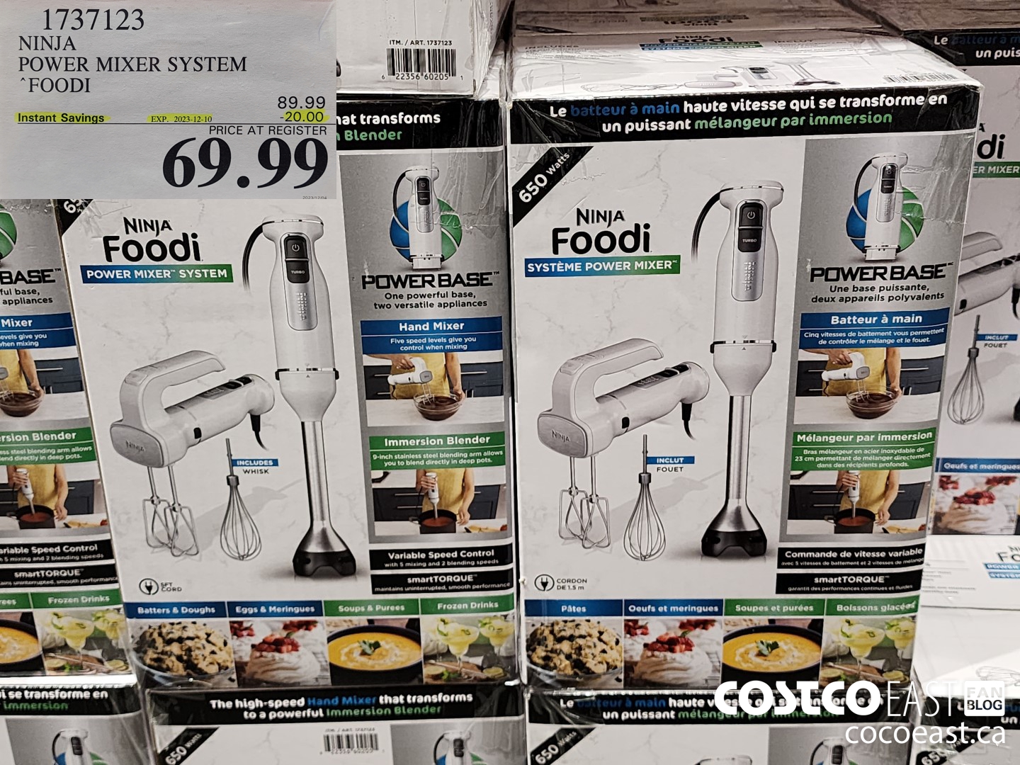 1737123 NINJA POWER MIXER SYSTEM FOODI ($20.00 INSTANT SAVINGS EXPIRES ON 2023-12-10) $69.99