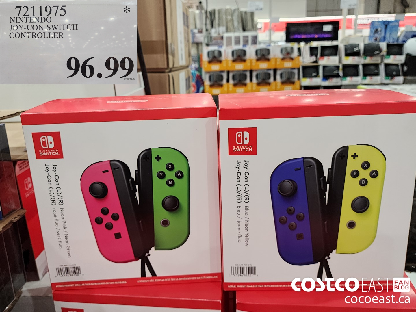 7211975 NINTENDO JOY-CON SWITCH CONTROLLER $96.99