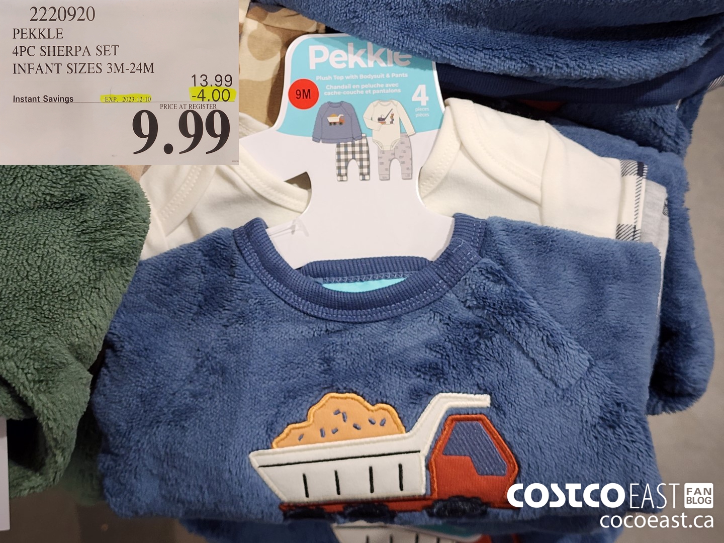 2220920 PEKKLE 4PC INFANT SET INFANT SIZES 3M-24M ($4.00 INSTANT SAVINGS EXPIRES ON 2023-12-10) $9.99