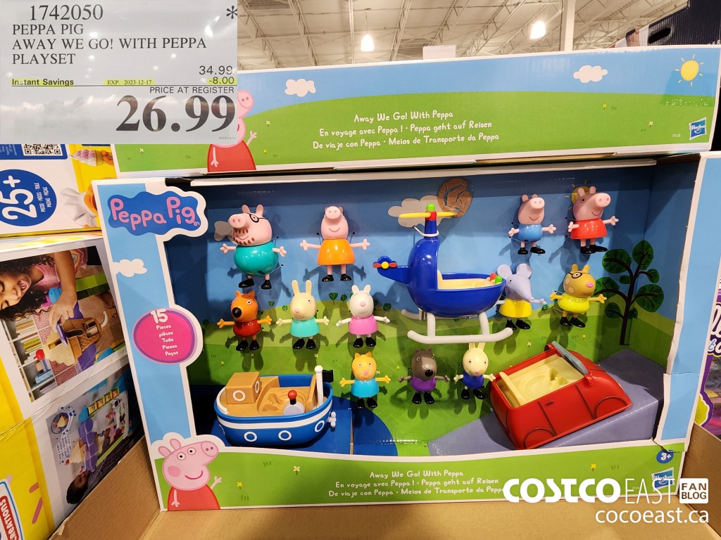 1742050 PEPPA PIG AWAY WE GO! WITH PEPPA PLAYSET ($8.00 INSTANT SAVINGS EXPIRES ON 2023-12-17) $26.99