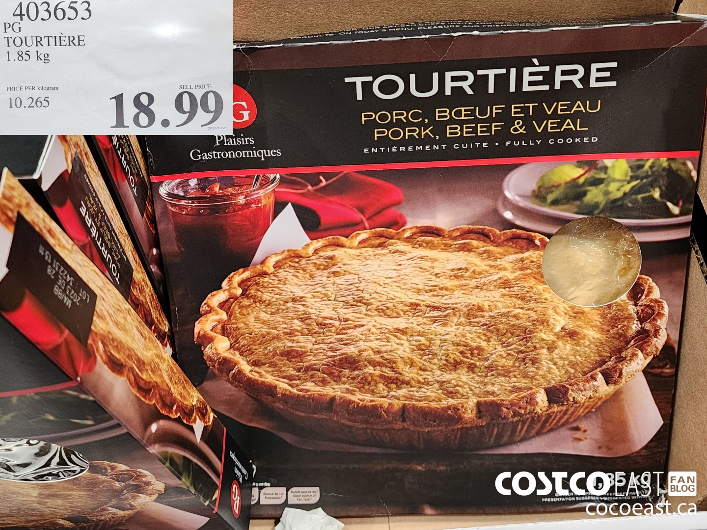 403653 PG TOURTIERE 1.85KG $18.99