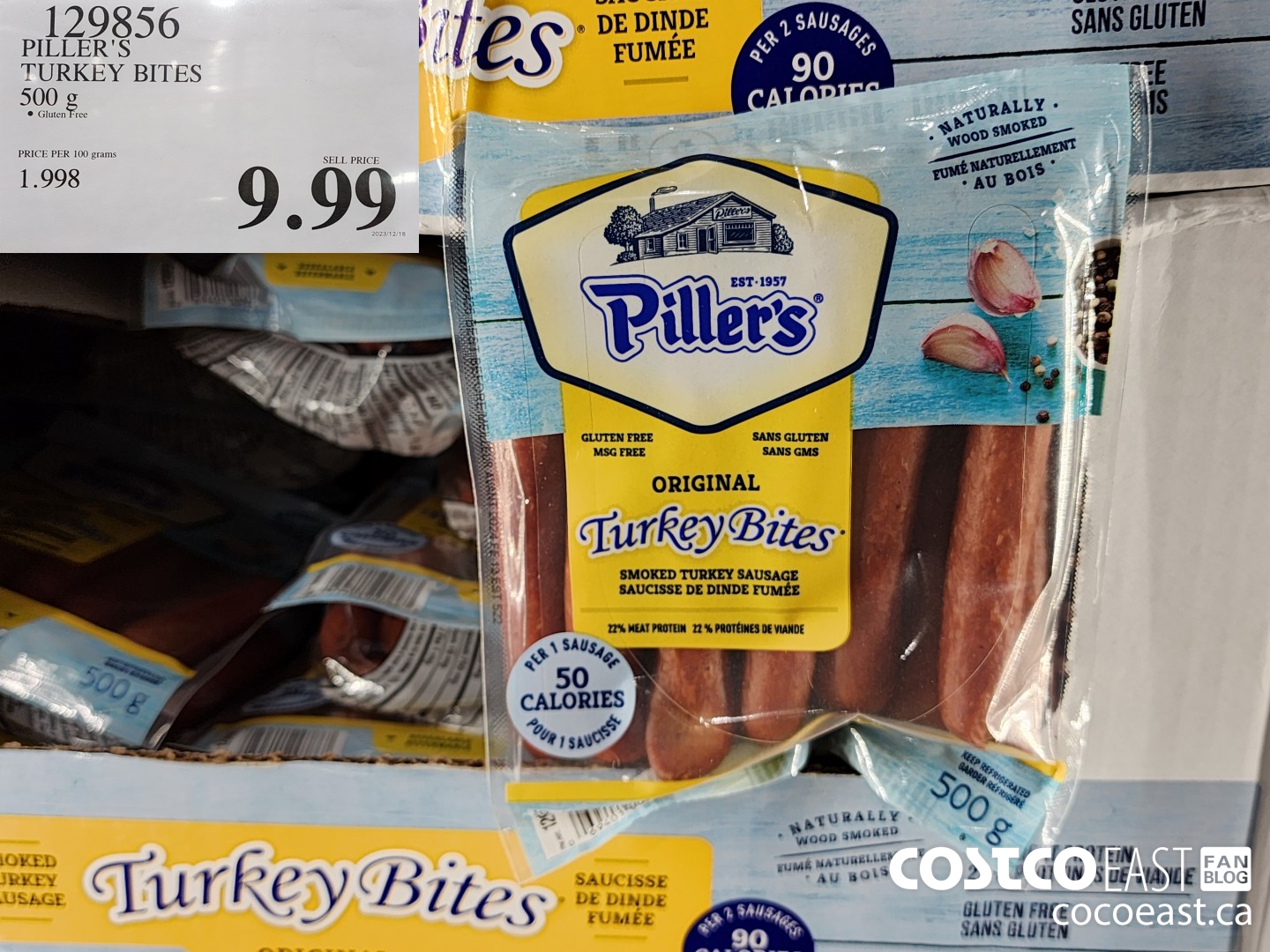 129856 PILLER'S TURKEY BITES 500 G $9.99