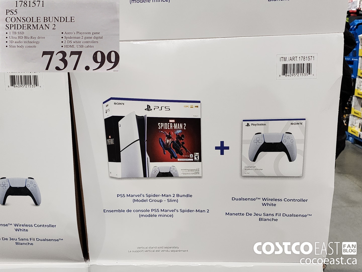 1781571 PSS CONSOLE BUNDLE SPIDERMAN 2 $737.99
