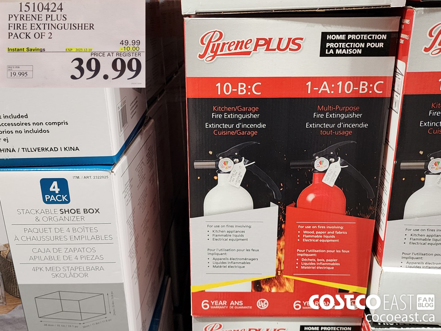 1510424 PYRENE PLUS FIRE EXTINGUISHER PACK OF 2 ($10.00 INSTANT SAVINGS EXPIRES ON 2023-12-10) $39.99
