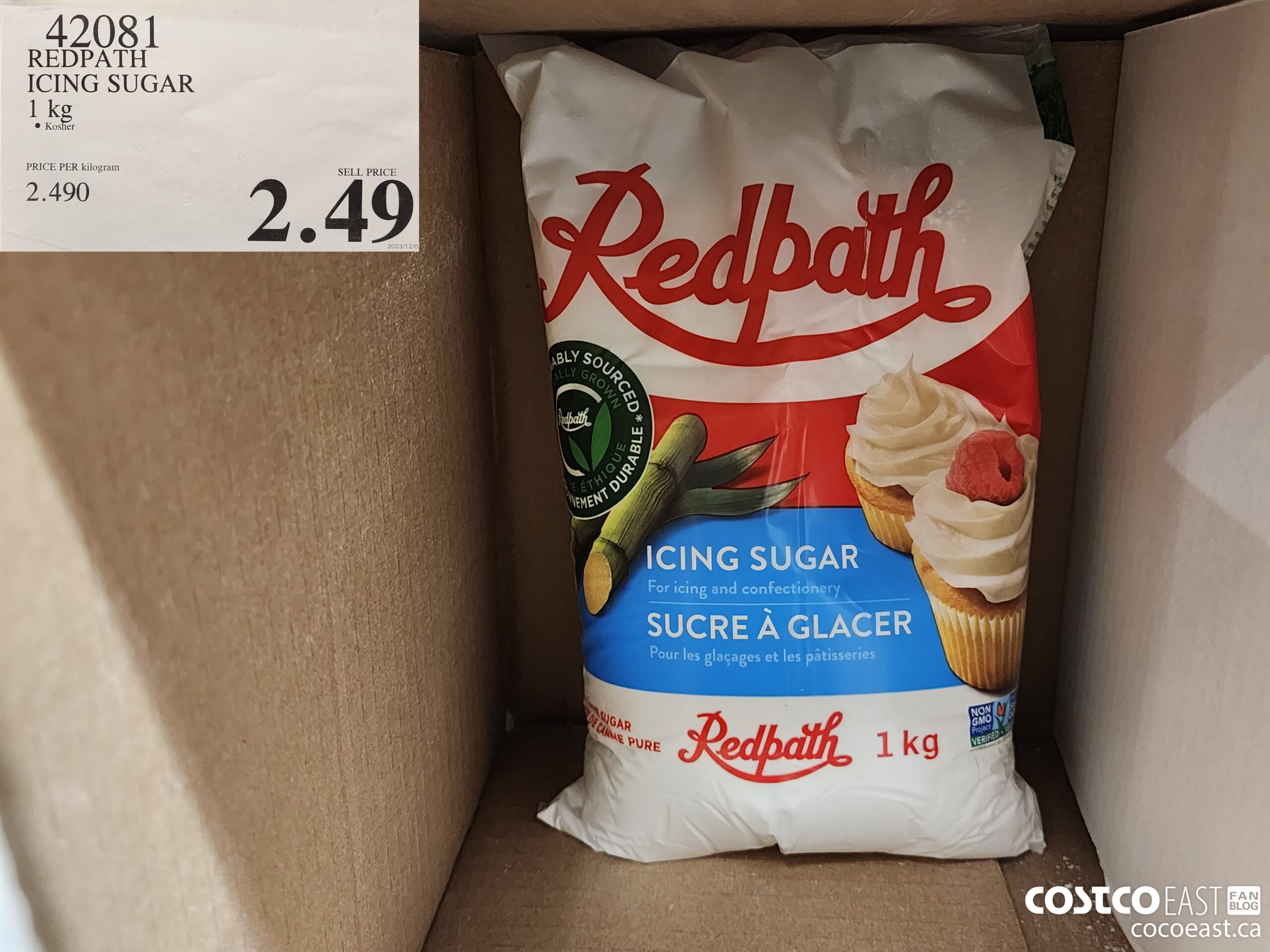 42081 REDPATH ICING SUGAR 1 KG $2.49