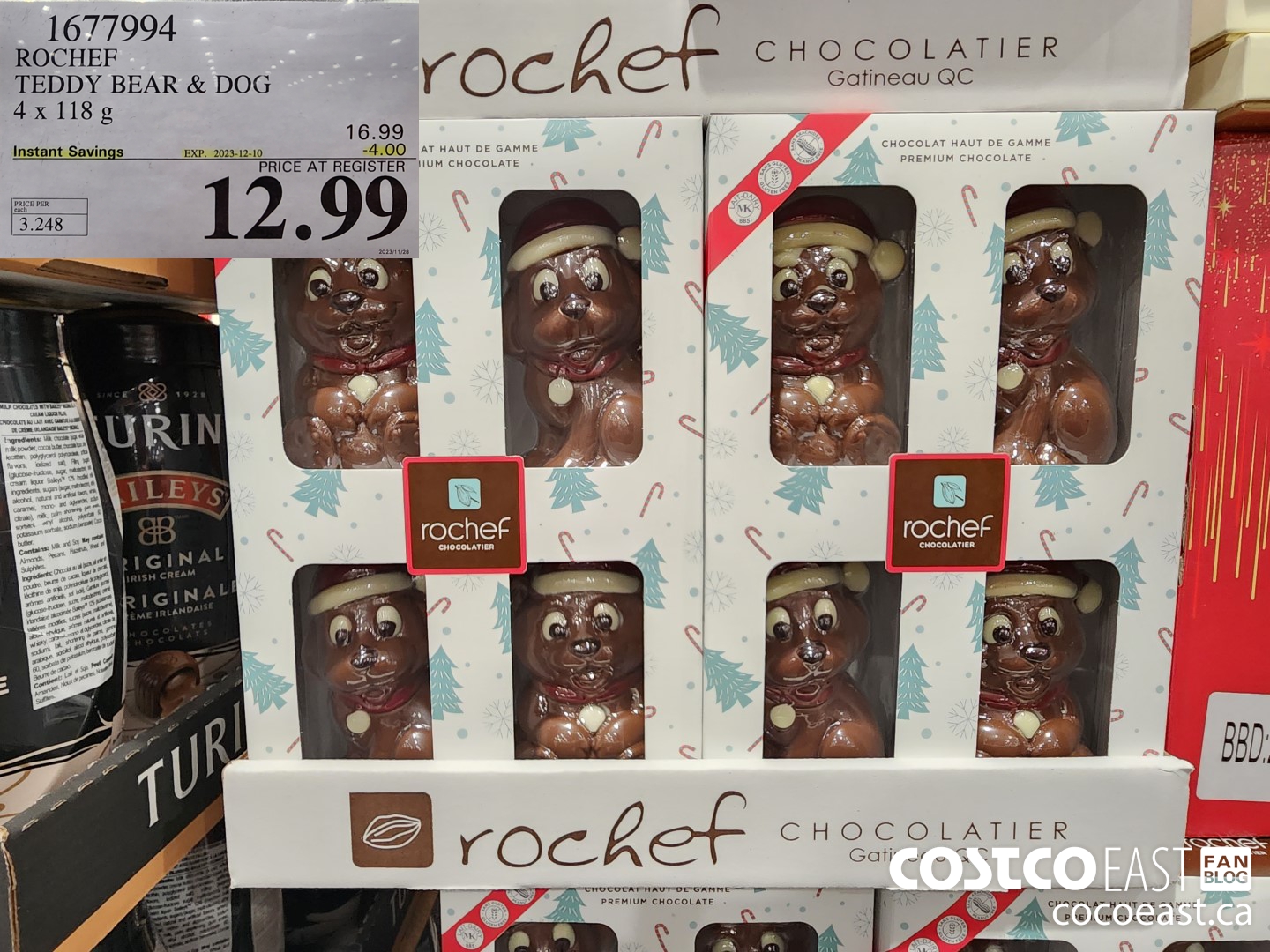 1677994 ROCHER TEDDY BEAR & DOG 4 x 118g ($4.00 INSTANT SAVINGS EXPIRES ON 2023-12-10) $12.99