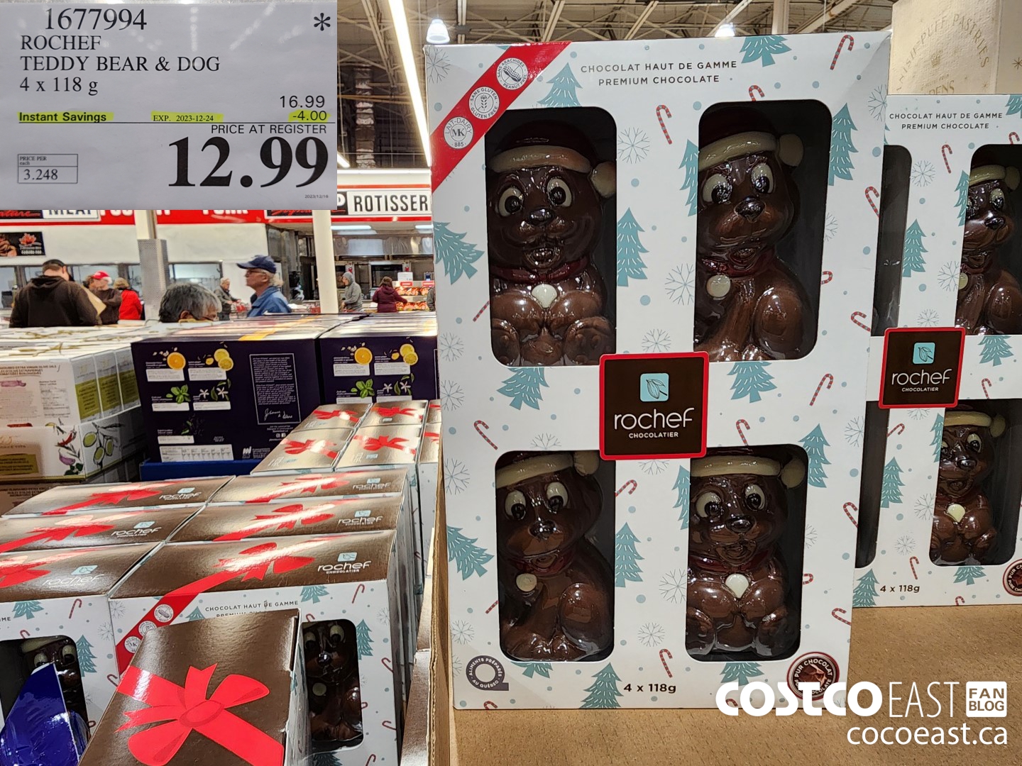 1677994 ROCHER TEDDY BEAR & DOG 4 x 118g ($4.00 INSTANT SAVINGS EXPIRES ON 2023-12-24) $12.99