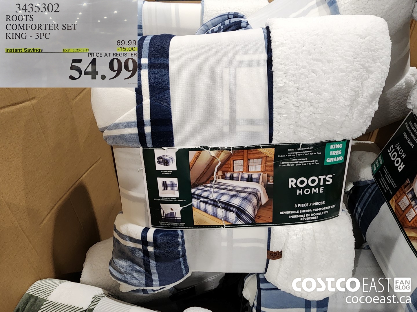 3435302 ROOTS COMFORTER SET KING - 3 PC ($15.00 INSTANT SAVINGS EXPIRES ON 2023-12-17) $54.99